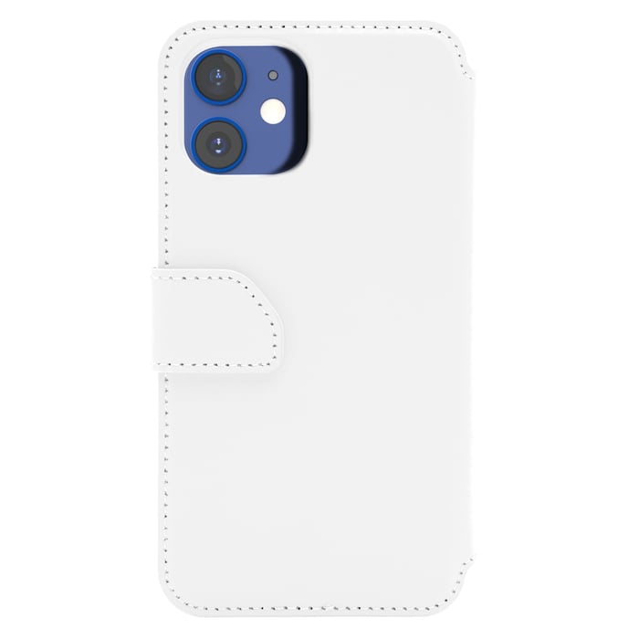 Wallet Case Solo 502 till iPhone 12 mini Vit