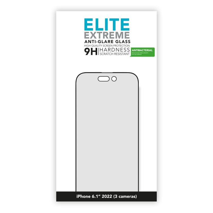 Linocell Elite Extreme Anti-glare Skärmskydd för iPhone 14 Pro