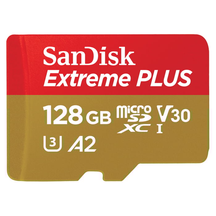 Sandisk Extreme Plus Micro-SD-kort 128 GB