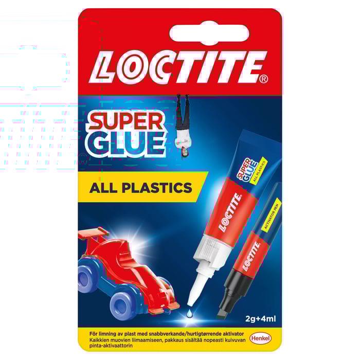 Loctite Super Glue All Plastics Lim | Kontor > Kemi - spray - lim > Lim - häftmassa | GameStuff