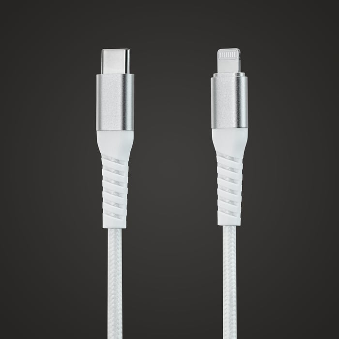Linocell Premium Kevlar USB-C- till Lightning-kabel | Kablar & kontakter - Kablar till mobil - iPhone-kablar | GameStuff