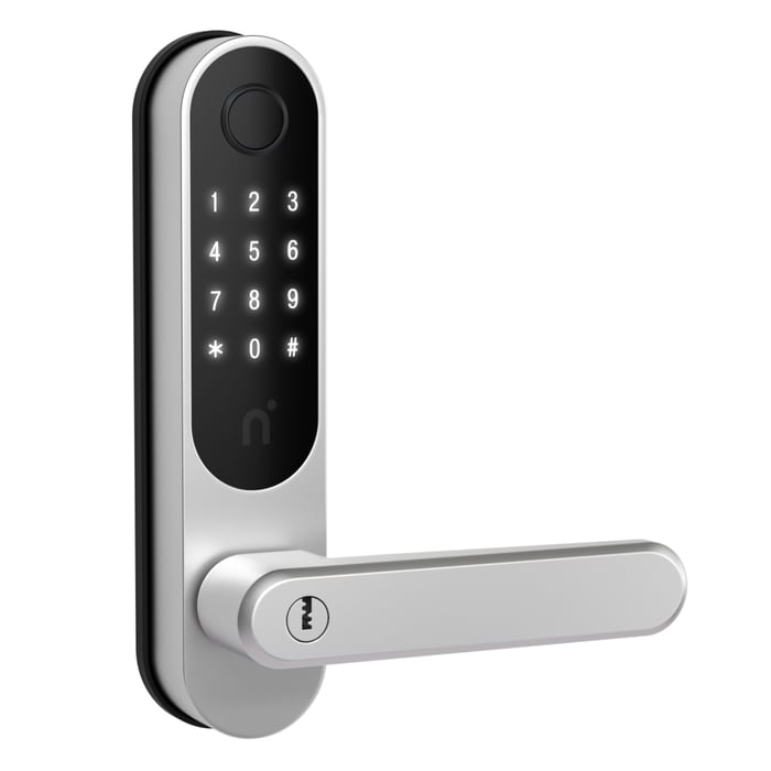 Nimly Touch Pro Elektroniskt dörrlås med fingerläsare | Smarta hem - Smarta lås | GameStuff
