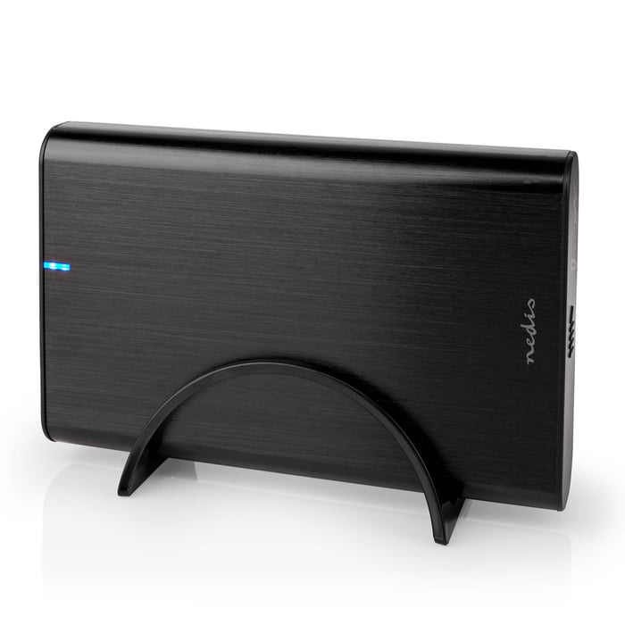 Nedis Hårddiskkabinett 3,5”/2,5” HDD & SSD USB-C 3.2 Gen 1