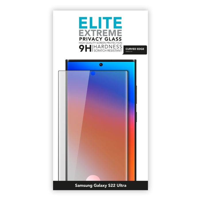 Linocell Elite Extrem Privacy Glass skärmskydd för Samsung Galaxy S22 Ultra