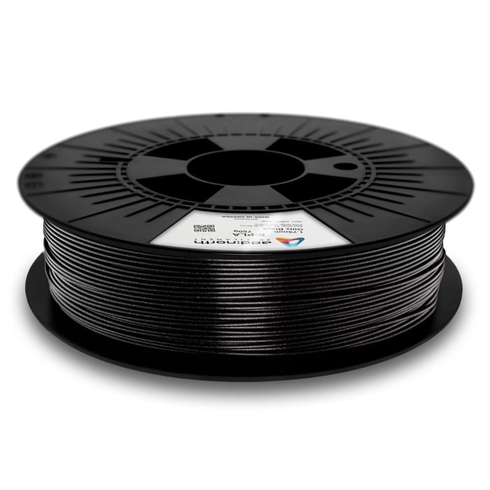 E-PLA-filament för 3D-skrivare 1,75 mm Glitz Black