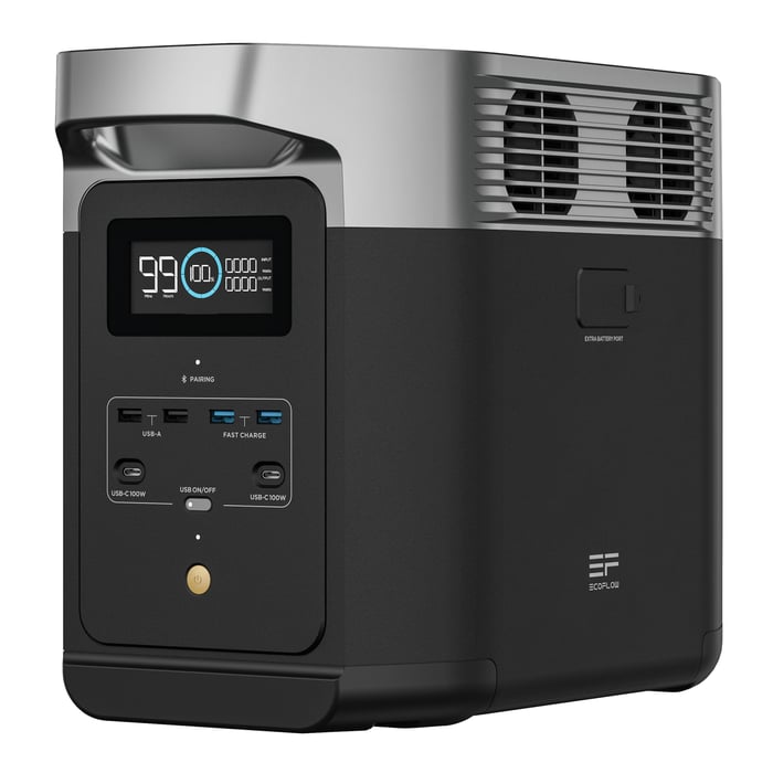 EcoFlow Delta 2 Portabel kraftstation 1024 Wh | El & verktyg - Solpaneler & strömförsörjning - Powerstations | GameStuff