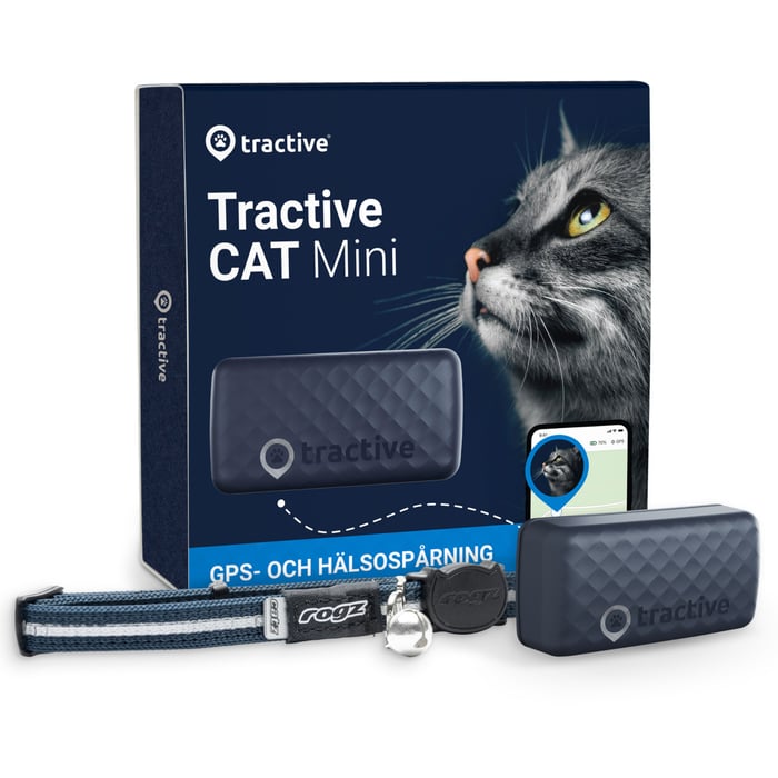 Tractive CAT Mini – Katt-GPS med hälsospårning | Mobilt - GPS - GPS-tracker | GameStuff