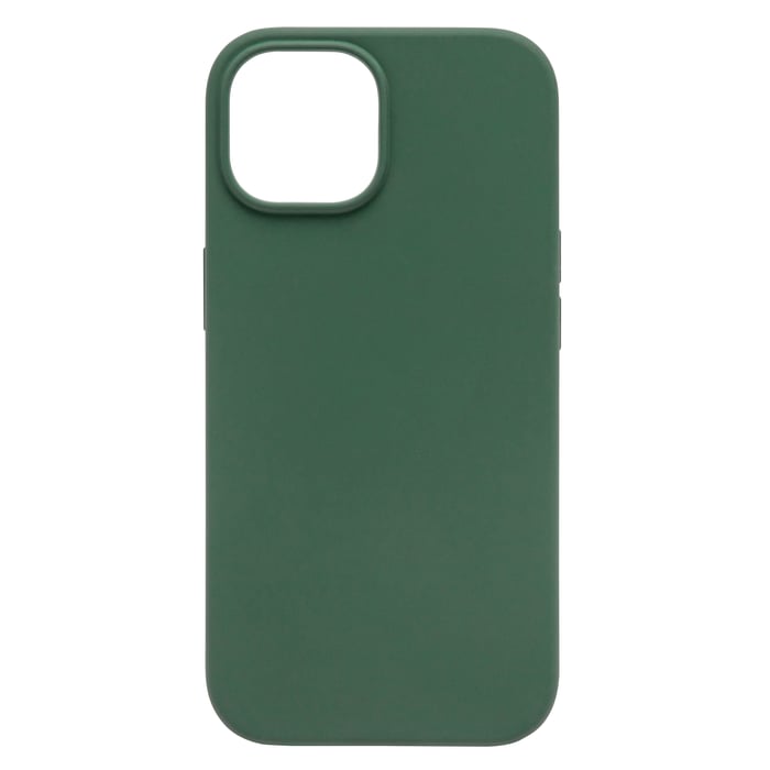 Linocell Rubber case för iPhone 15 Grön