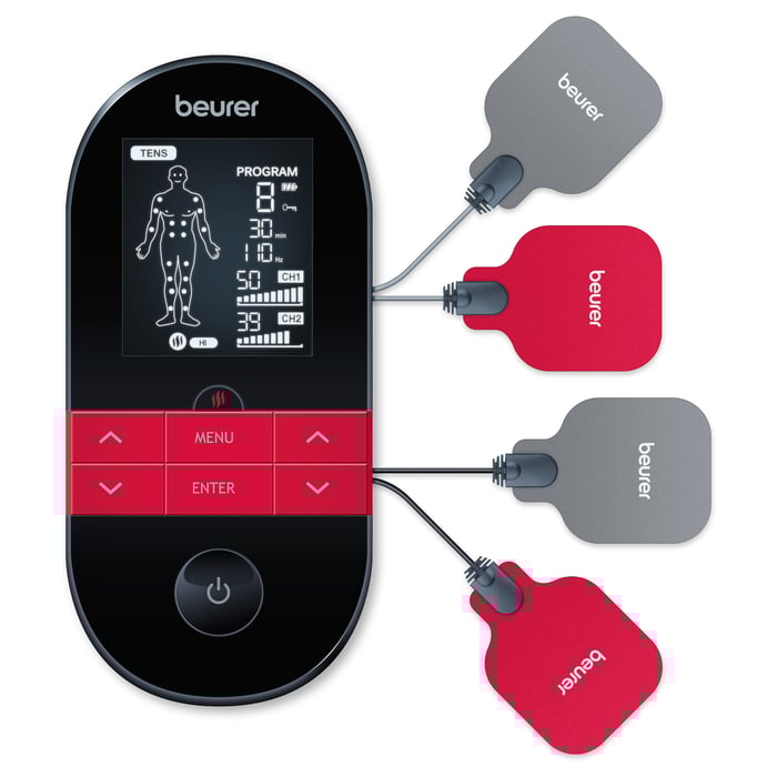 Beurer EM 59 TENS/EMS Muskelstimulator med varme