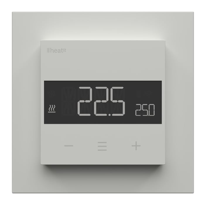 Heatit Z-TRM6 Termostat med Z-wave White