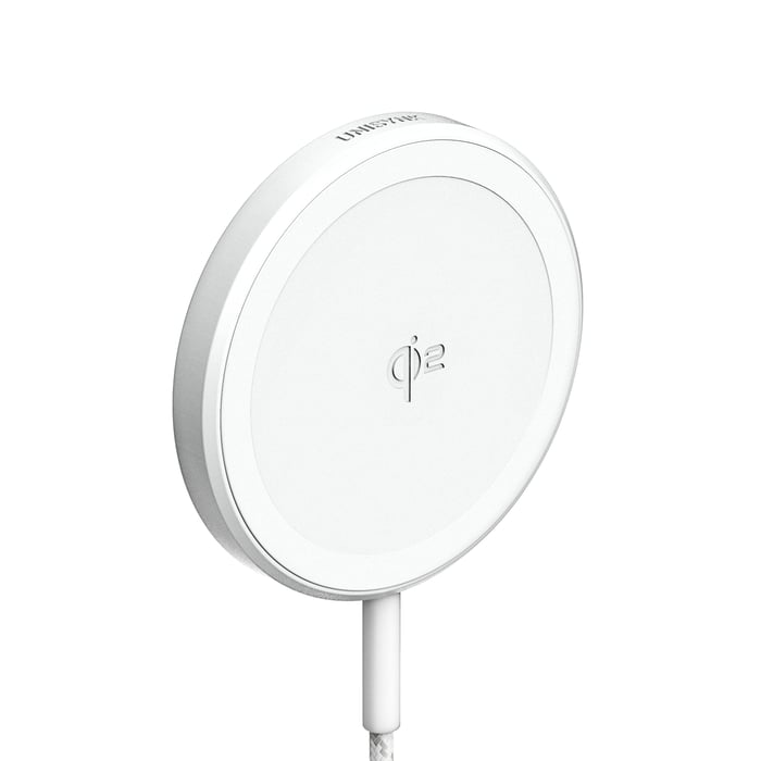 Unisynk Trådlös Magnetisk laddare med Qi2 15 W | Mobilt - Mobilladdare - Magsafe-laddare | GameStuff