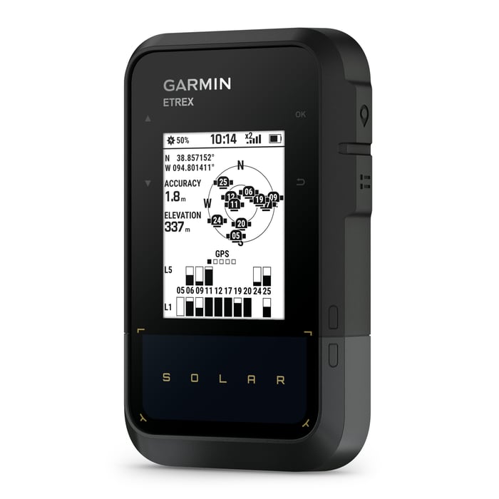 Garmin eTrex Solar GPS-navigator med solenergiladdning | Mobilt - GPS - GPS-navigator | GameStuff