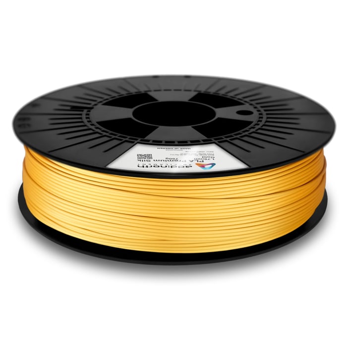 PLA Premium Silk-filament för 3D-skrivare 1,75 mm Guld