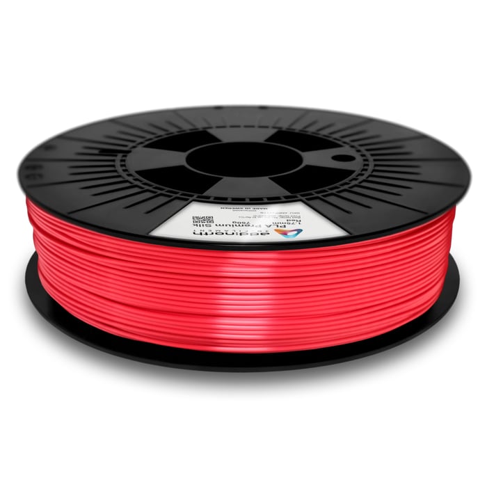 PLA Premium Silk-filament för 3D-skrivare 1,75 mm Röd