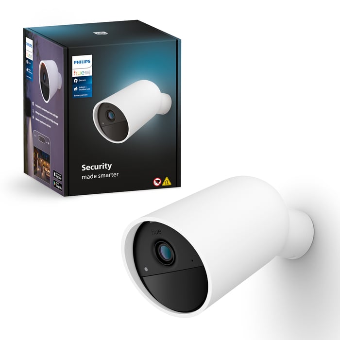 Philips Hue Secure Battery Cam | Belysning & lampor - Smart belysning - Philips Hue - Philips Hue säkerhet | GameStuff
