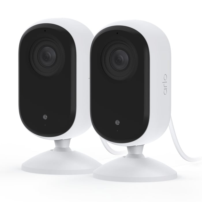 Arlo Essential 2K Innendørskamera 2-pk.