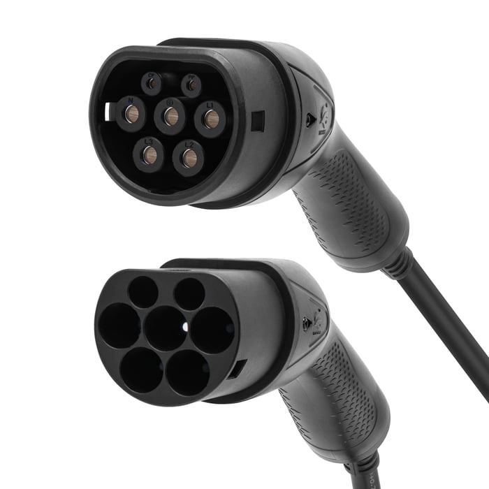 Luxorparts Laddkabel Typ 2 för elbil 11 kW 3 fas | El & verktyg - Biltillbehör - Laddkablar för elbil | GameStuff