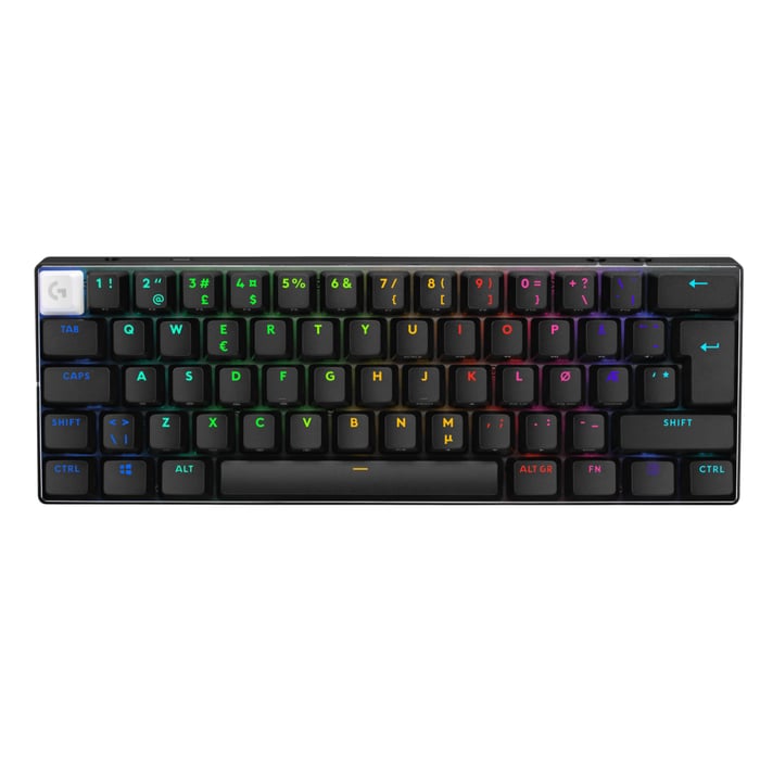 Logitech G PRO X 60 Lightspeed Trådløst gamingtastatur Linear Black