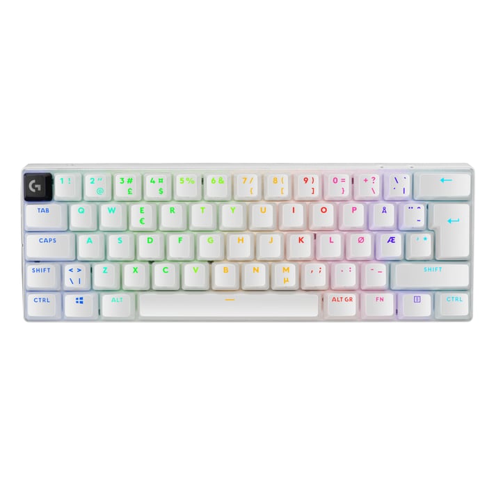 Logitech G PRO X 60 Lightspeed Trådløst gamingtastatur Tactile White