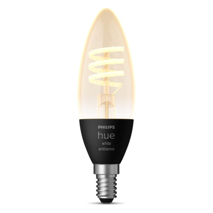 Philips Hue White Ambience Filament Smart LED-pære E14 350 lm