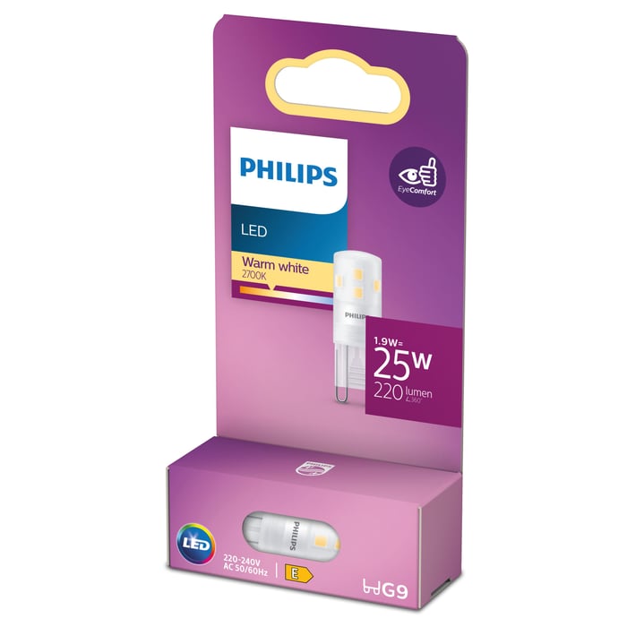 Philips LED 1,9W G9 | Belysning & lampor - Ljuskällor - G9-lampor | GameStuff