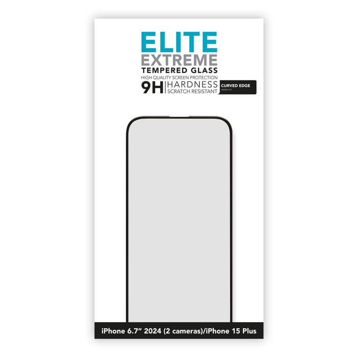 Linocell Elite Extreme Curved Skärmskydd för iPhone 16 Plus