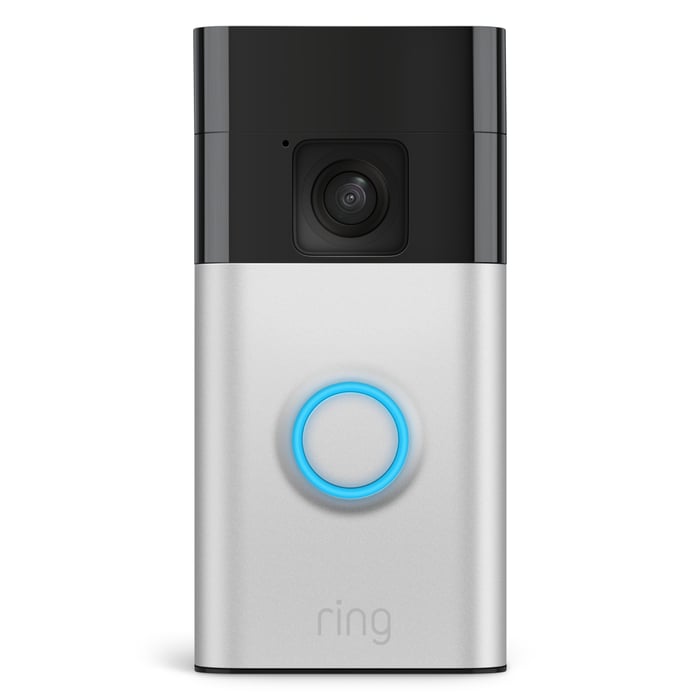 Ring Battery Video Doorbell Satin Nickel