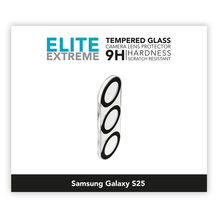Linocell Elite Extreme Skydd för kameralinsen Galaxy S25 | Mobilt - Skärmskydd - Skärmskydd till Samsung - Skärmskydd till Galaxy S25 | GameStuff