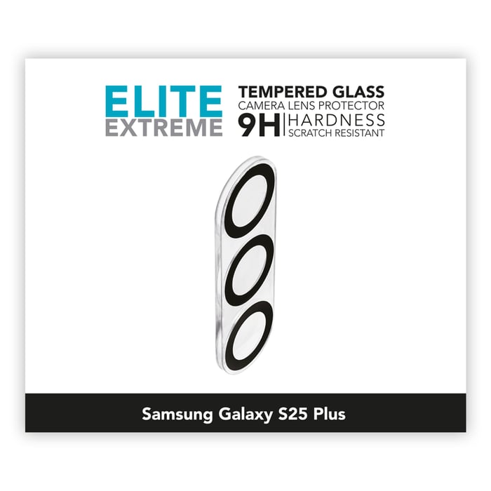 Linocell Elite Extreme Skydd för kameralinsen Galaxy S25 Plus | Mobilt - Skärmskydd - Skärmskydd till Samsung - Skärmskydd till Galaxy S25 Plus | GameStuff