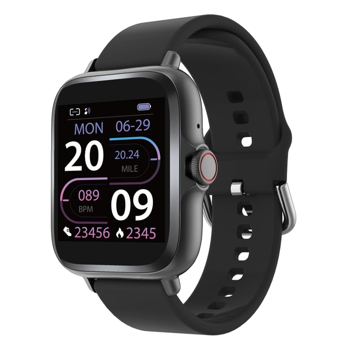 Denver SWC-156MK2 Smartklocka Svart | Mobilt - Smartklockor och -ringar - Träningsklockor | GameStuff