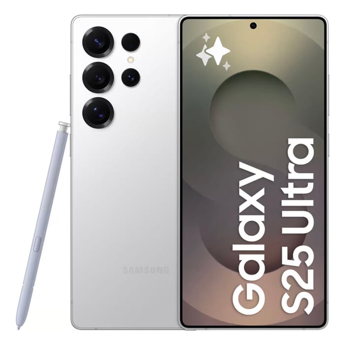 Samsung Galaxy S25 Ultra 256 GB Titan-sølvhvit