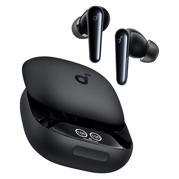 Soundcore Liberty 4 Pro trådlösa hörlurar med brusreducering Black