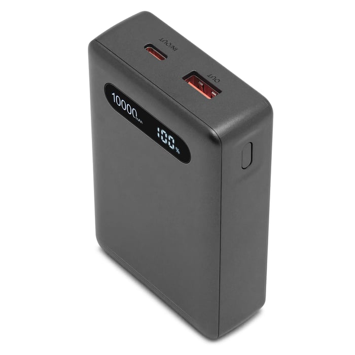 Linocell Powerbank 10000 mAh med 20W laddning Svart