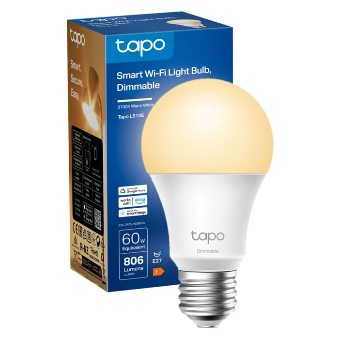 TP-link Tapo Smart wifi LED-lampa | Smarta hem - Smarta hem-lösningar - TP-link smarta hem | GameStuff