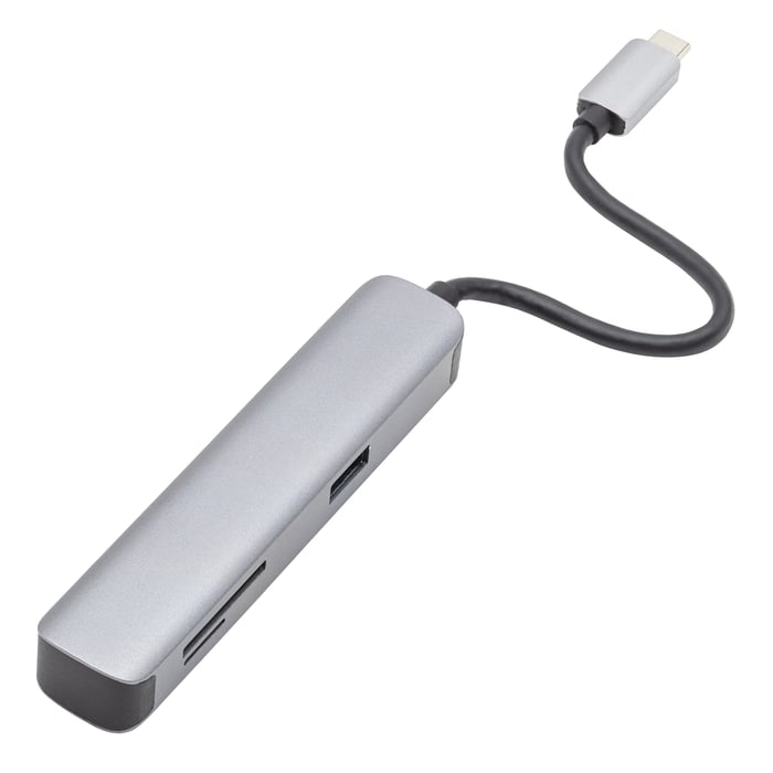 Plexgear 5-portars USB-C multiadapter CB1023