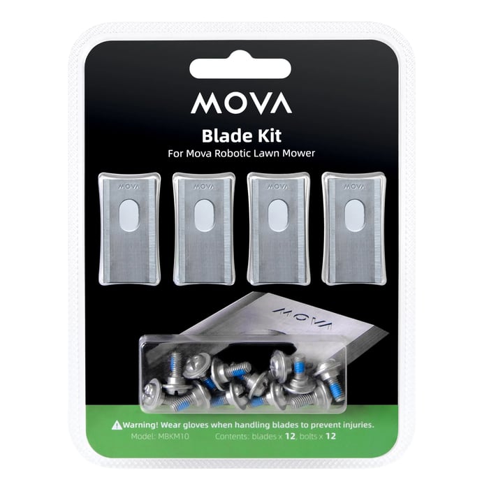 MOVA Reservkniv för robotgräsklippare 600/1000, 12-pack