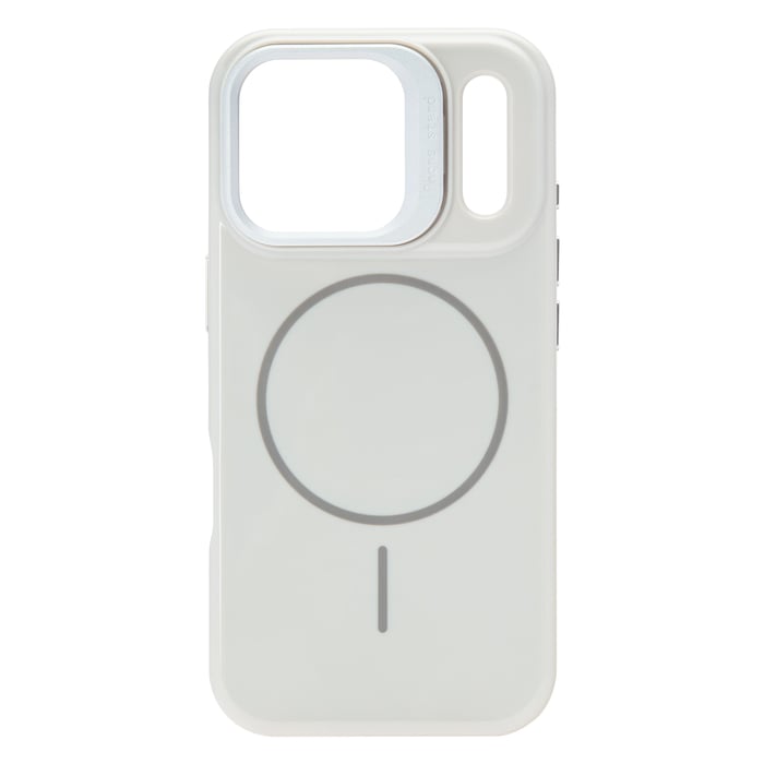 Linocell Flip Stand Case Mobilskal för iPhone 17 Pro Vit