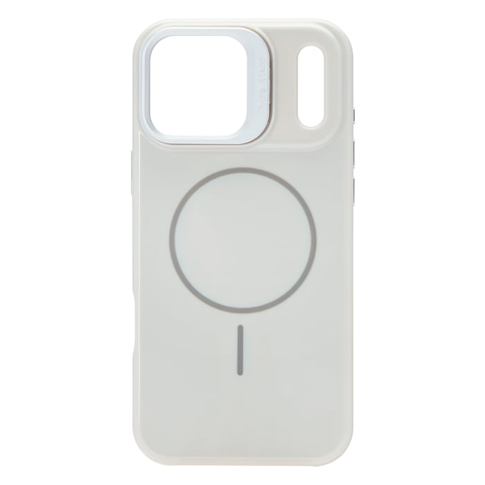 Linocell Flip Stand Case Mobilskal för iPhone 17 Pro Max Vit