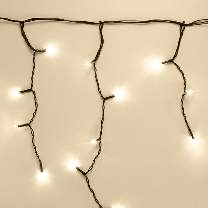 Ljusslinga Istapp 360 LED 10,65 m (svart)