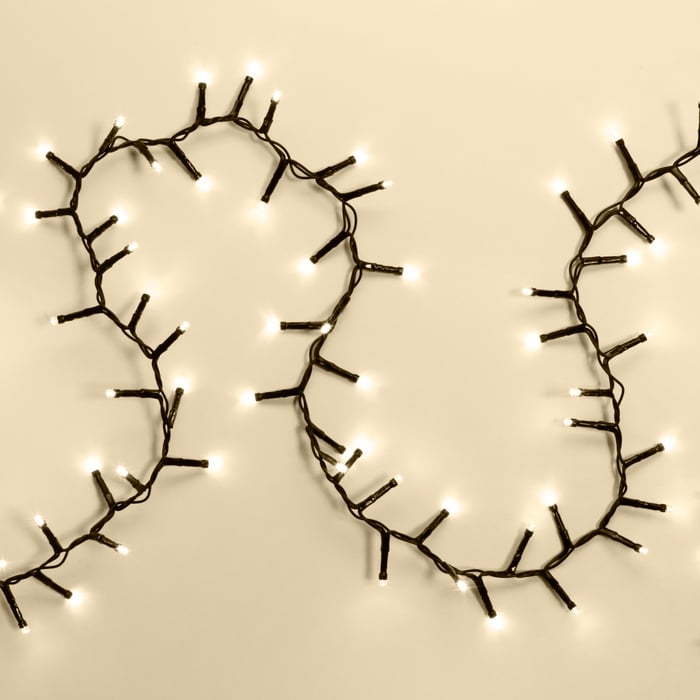 Ljusslinga 700 LED 14 m (svart)