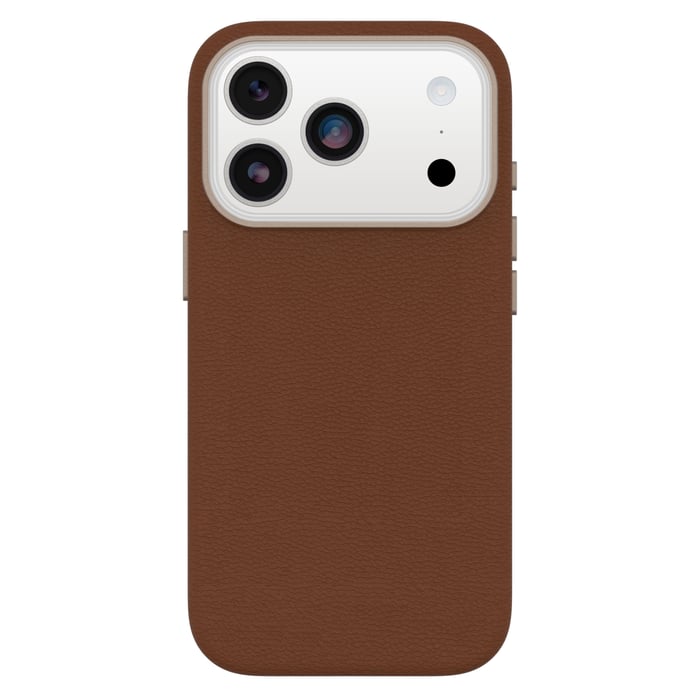 Otterbox Symmetry Cactus Leather Magsafe for iPhone 17 Pro Brun