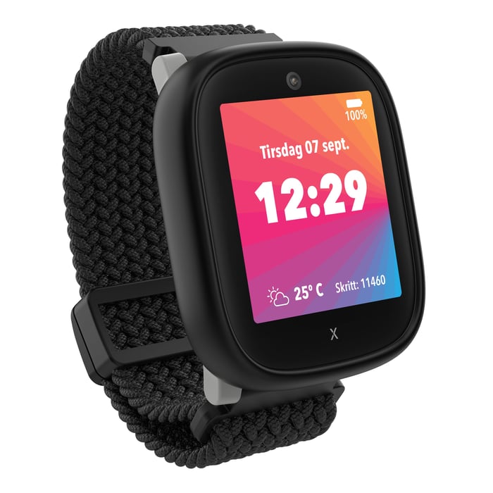 Xplora X6Play (Gen. 2) GPS-klokke med telefon for barn Svart