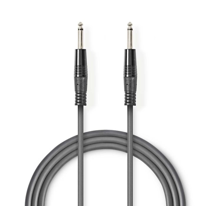 Högtalarkabel 6,3 mm 5 m
