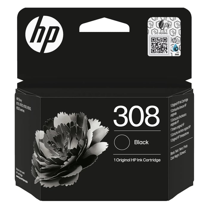 HP 308 Svart bläckpatron