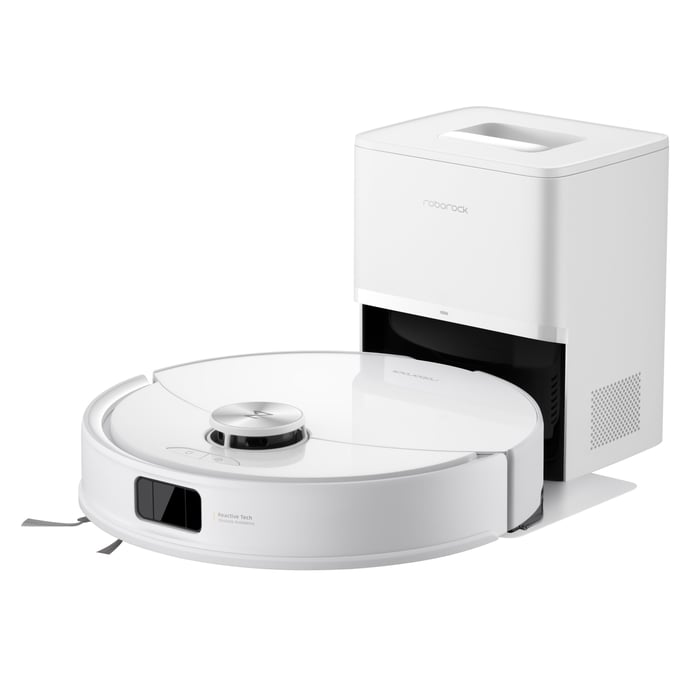 Roborock Q10 VF+ robotdammsugare med basstation Vit