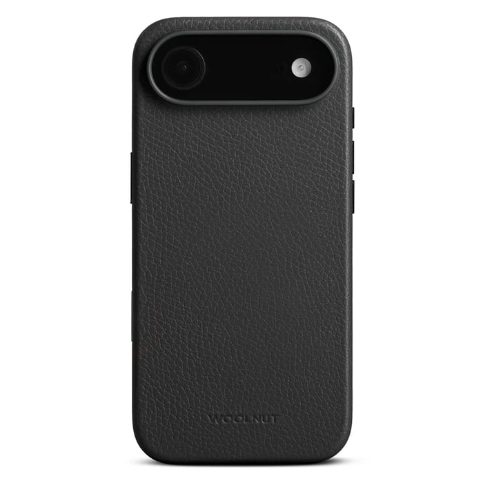 WOOLNUT Skinnetui for iPhone Air Svart