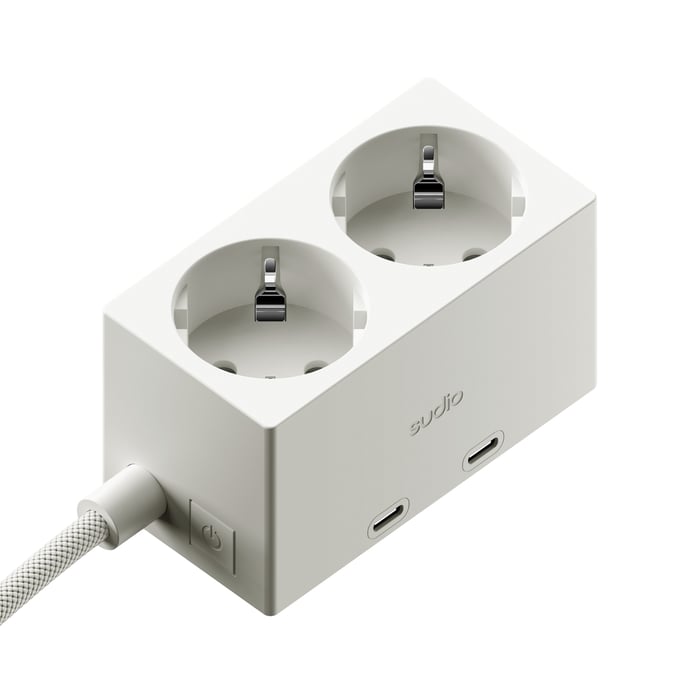 Sudio Brick grenuttag med GaN-laddning 30 W Vit