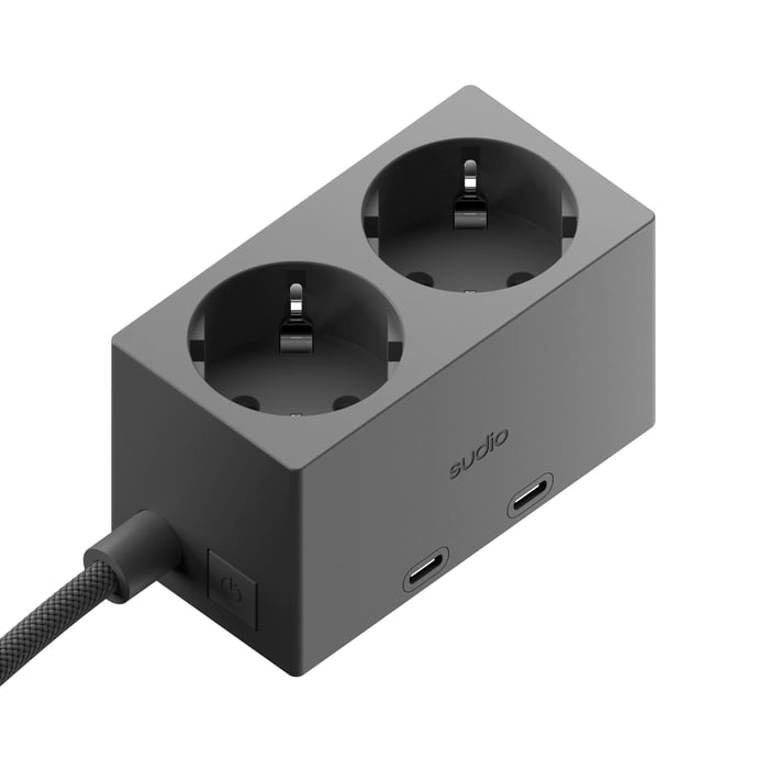 Sudio Brick grenuttak med GaN-lading 30 W Svart