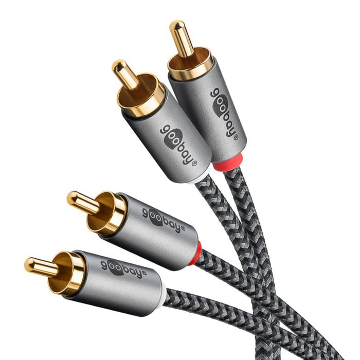 Stereo RCA-kabel 0,5 m