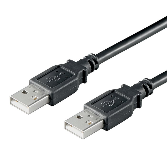 USB-A-kabel hane till hane 1,8m